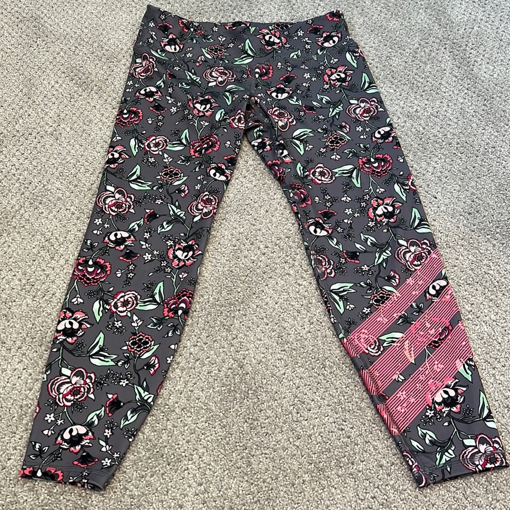 Floral workout leggings